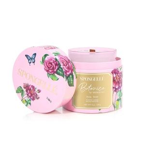 Spongelle botanic rose candle